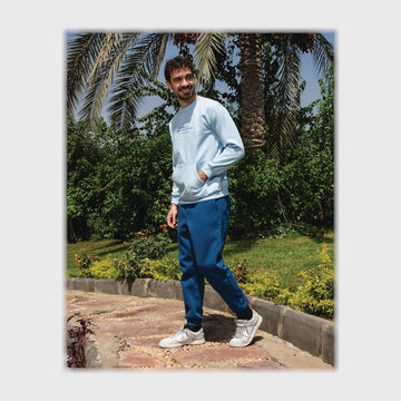 ترينج تيشيرت كم طويل وبنطلون رجالي سمر ميلتون ليكرا الوان متعددة شتوي من فورما - 26106